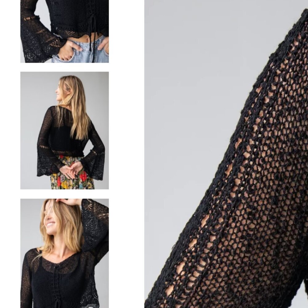 Natural Life - Ashlyn Bell Sleeve Sweater